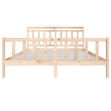 Bed Frame without Mattress Super King Solid Wood 3100973