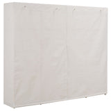 Wardrobe White 200x40x170 cm Fabric 248200