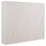 ZNTS Wardrobe White 200x40x170 cm Fabric 248200