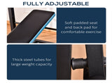 Adjustable Weight Bench with Leg Developer Barbell Rack for Lifting and Strength Training T3398P349218