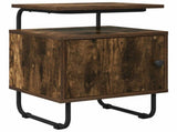 Bedside Cabinet Smoked Oak 40 x 36.5 x 50 cm Engineered Wood 8007639