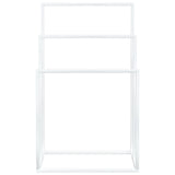 Freestanding Towel Rack White 48x24x79 cm Iron 343091