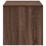 Side Tables 3 pcs Brown Oak Engineered Wood 815989
