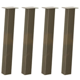 ZNTS Coffee Table Legs 4 pcs Natural Steel 72 cm Steel 4012507