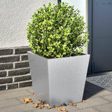 ZNTS Garden Planters 40x40x40 cm 2 pcs Galvanised Steel 851063