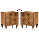 Bedside Cabinet 40x33x46 cm Solid Wood Mango 358280