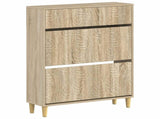 Shoe Cabinet DELFT 78 x 24 x 103 cm Engineered Wood Sonoma Oak 897097