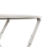 Bistro Table Folding Beige 50 x 71 cm Powder-coated Steel 42002965
