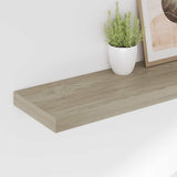 Floating Wall Shelves 2 pcs Oak 120x23.5x3.8 cm MDF 323884