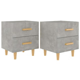 Bed Cabinets 2 pcs Concrete Grey 40x35x47.5 cm 811979