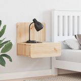 Bedside Table Brown 44 x 32.5 x 40 cm Solid pine wood 873487