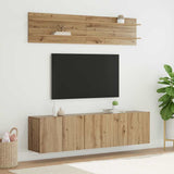 TV Units Wall-mounted 6 pcs Artisan oak Engineered wood 3403569