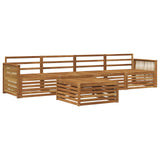 Outdoor Sofa Set 5 pcs Natural Solid Acacia Wood 3382997
