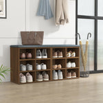 ZNTS Shoe Cabinets 2 pcs Brown Oak 52.5x30x50 cm 820513