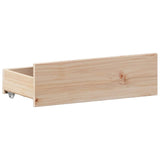 Bed Frame without Mattress with Headboard 120x200 cm Solid Wood Pine 3308768