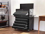 14 Drawer, Two-Part Tool Storage Chest on Wheels - Black T3398P376749