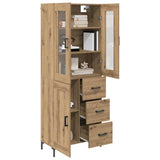 Highboard 2 pcs Artisan Oak 69.5 x 34 x 180 cm Engineered Wood 3415990
