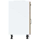 Kitchen Base Cabinet Kalmar Brown Oak Engineered Wood 853464