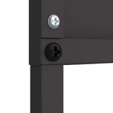 Garden Privacy Screen Black 50 x 140 cm Cold-rolled steel 876315