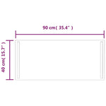 LED Bathroom Mirror 90x40 cm 151750