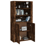Highboard Smoked Oak Engineered Wood 3185364