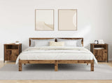 Bedside Cabinet 2 pcs Old Wood 40 x 42 x 60 cm Engineered Wood 881833