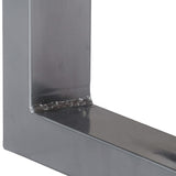 Console Table 115x35x76 cm Solid Aacia Wood and Iron 247830