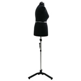 Adjustable Dress Form Female Height Adjustable Black L Velvet 42018609