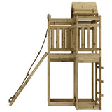 Playhouse with Climbing Wall Impregnated Wood Pine 3156876