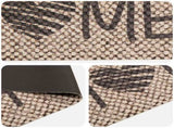 Kitchen Rug Beige Home 300 x 60 cm 100% Polyamide Washable 42045733