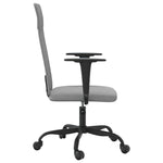 ZNTS Office Chair Light Grey Fabric 353017