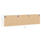 TV Wall Cabinet with LED White 180x31x45 cm 3307933