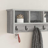 Wall-Mounted Coat Rack Wall-Mounted Grey Sonoma Engineered wood 874328