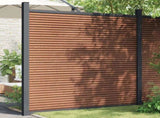 Fence Panel WPC Brown 180x186 cm 4003981