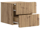 Wall-Mounted Bedside Cabinet Artisan Oak 33 x 34.5 x 43 cm 898313