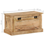 Shoe Storage Bench 85x40x45 cm Solid Mango Wood 337827
