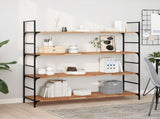 Floating Shelves 2 pcs 140x40x2 cm Oil Finished Solid Wood Acacia 3279568