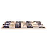 Slatted Bed Bases without Mattress 2 pcs with 42 Slats 90x200 cm 3051435