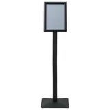 Pedestal Poster Stand Silver A4 Cast Iron 42020978