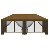 6 x 3 m Taupe Polyester and Steel 190 3376024