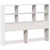 Bed Frame without Mattress White 160x200 cm Solid Wood Pine 3323450