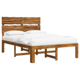 Double Bed Frame with Headboard ROSTOCK Natural 120 x 190 cm 3405474