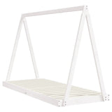 Kids Bed Frame White 80x200 cm Solid Wood Pine 834535