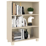 Book Cabinet HAMAR Honey Brown 85x35x112 cm Solid Wood Pine 340484