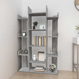 Book Cabinet Grey Sonoma 86x25.5x140 cm Engineered Wood 816003
