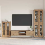 TV Cabinet Set FLORIN 3 pcs Artisan Oak Engineered Wood 3397963