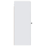 Wall-Mounted Cabinet White 33 x 34.5 x 90 cm Engineered Wood 898075