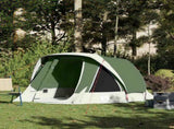 Camping Tent Cabin 4-Person Green Waterproof 4100664