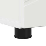 Bathroom Cabinet White 30 x 35 x 192 cm Engineered wood & Metal 883334