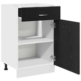 Hanging Cabinet Black Oak 50 x 46 x 81.5 cm Engineered Wood 863257